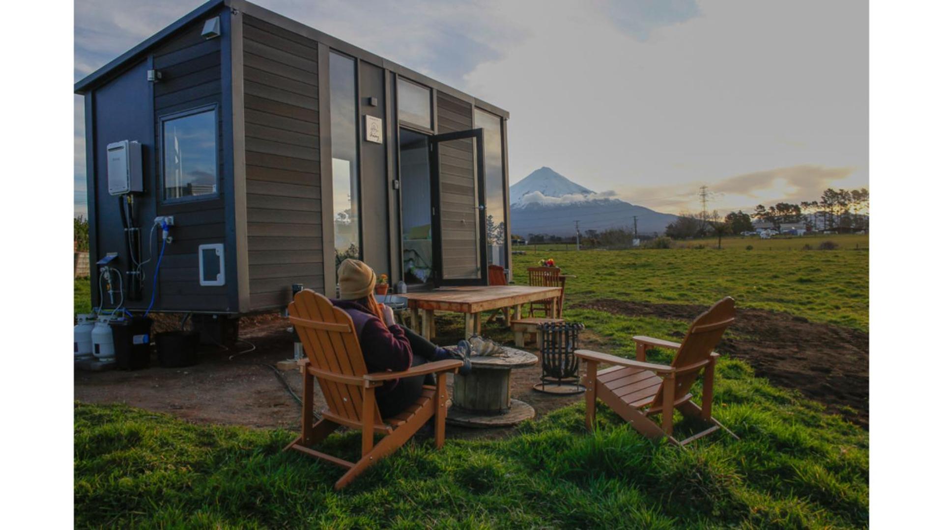 Taranaki Creekside Kea By Tiny Away Villa Stratford Exterior photo